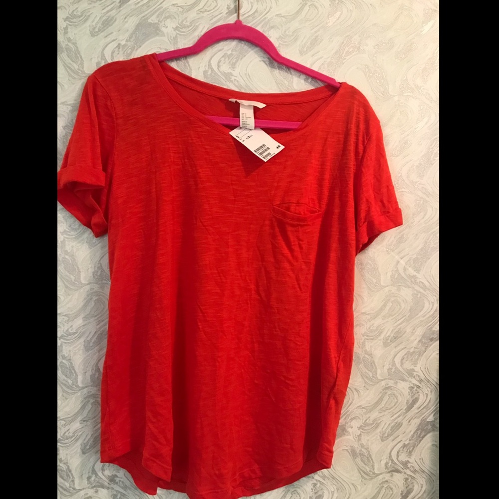 H & M Red Tee